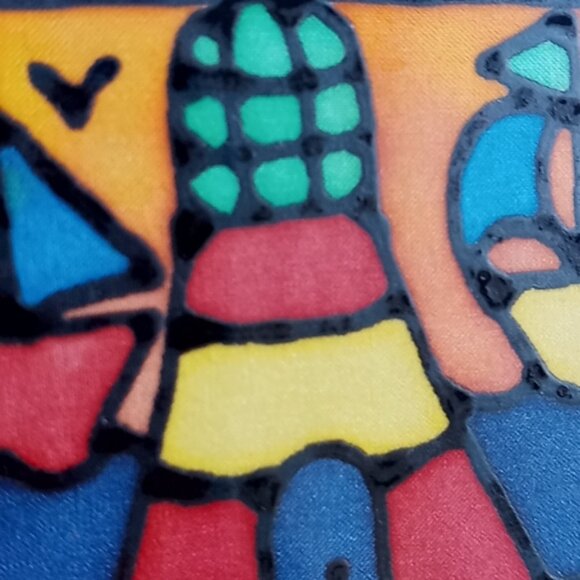 Original Painting On Silk by Nik Jory - Picture 7 of 9